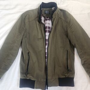 Fashion Brand Company Olive Bomber Jacket